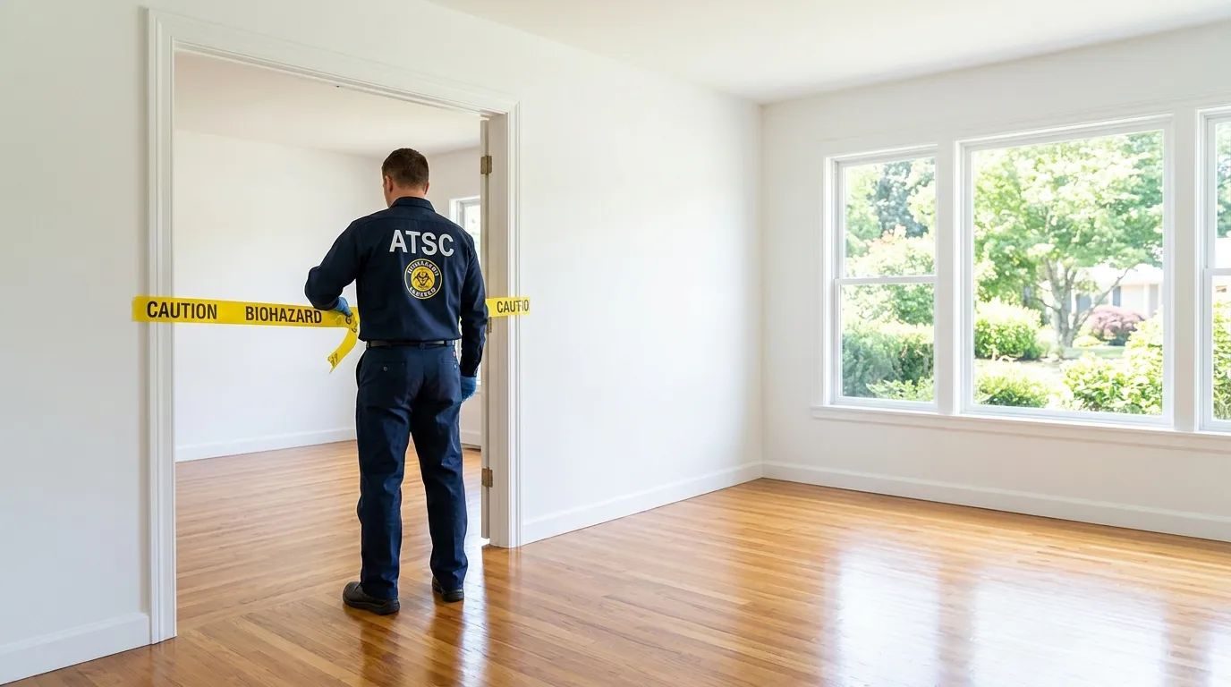 Certified biohazard cleanup crew performing Crime Scene Cleanup in Homeacre-Lyndora