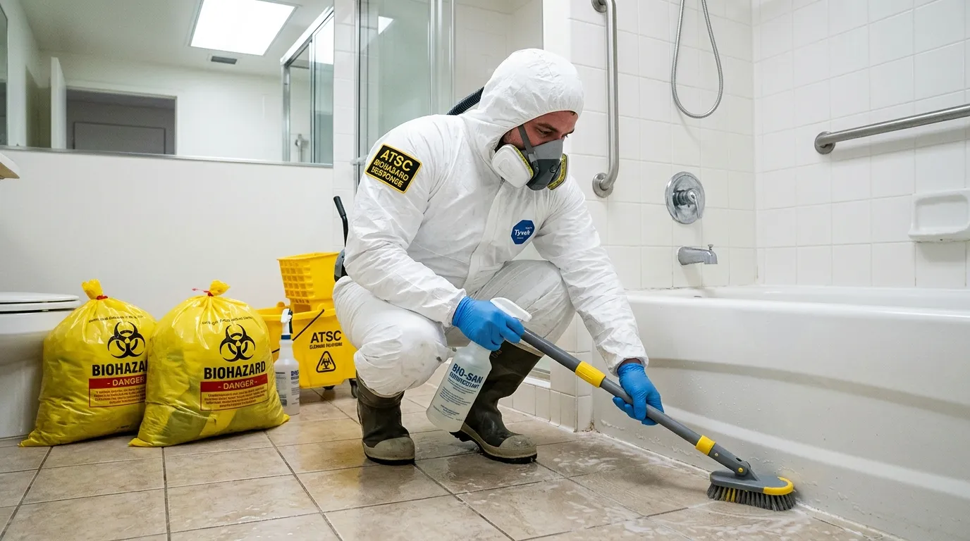 Decontamination equipment deployed for Blood Cleanup in Homeacre-Lyndora